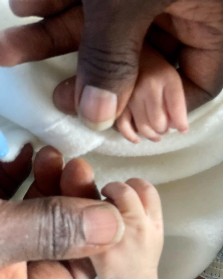 Actor, Adeniyi Johnson and wife welcome twins after seven years of waiting - 333296930 219277323824656 6920965023210029504 n