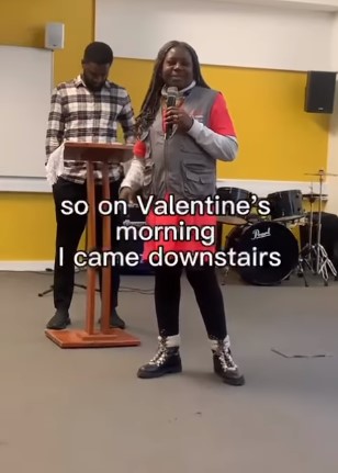 Lady who's never used new phone gives testimony in church as husband buys her brand new iPhone 12 - woman husband iphone 12