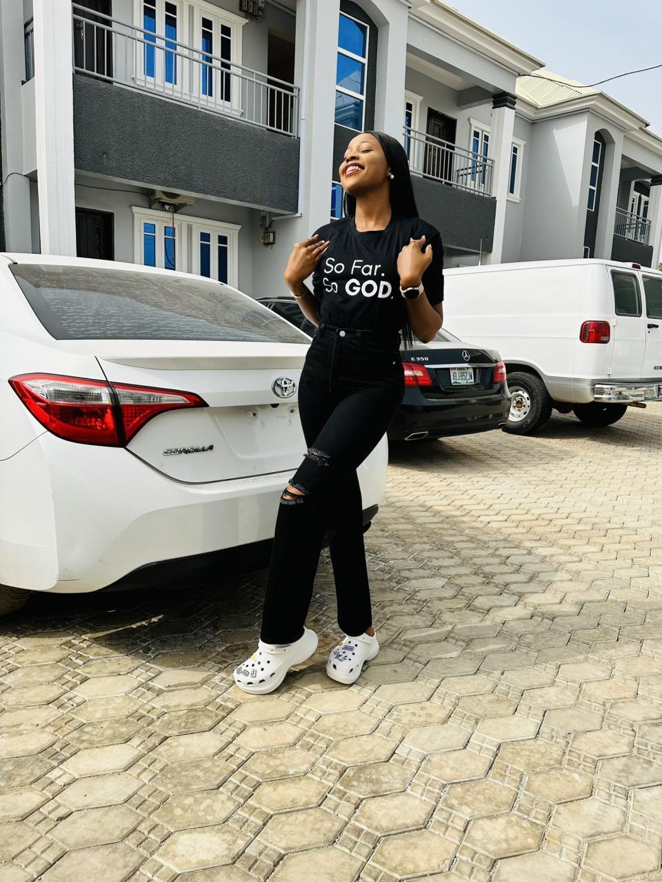 I used to snap pictures with people's cars - Nigerian writer celebrates as she buys her first car, a Toyota - writer buys car toyota2