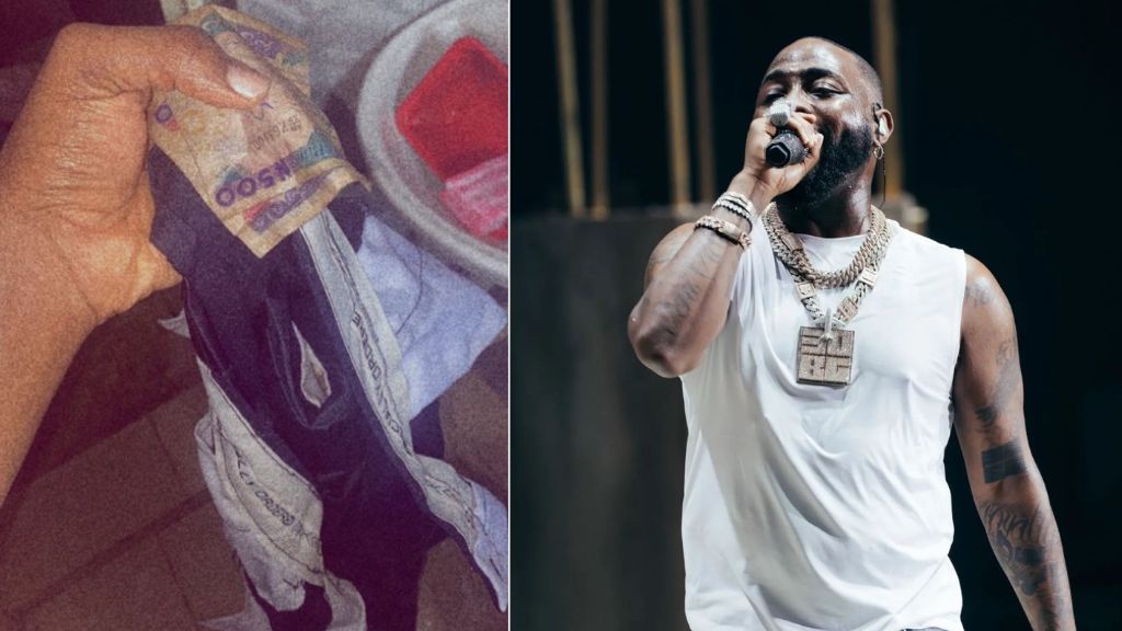 Househelp begs Davido after returning money he found inside his master's pocket